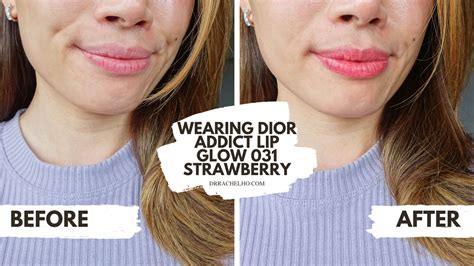 dior addict lip glow strawberry 031|dior lip balm ingredients.